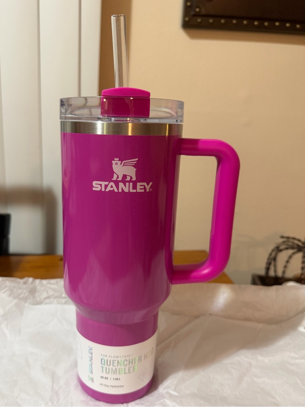 Stanley Punch Shimmer Quencher H2.0 40 oz Pink Tumbler - NIB 🩷